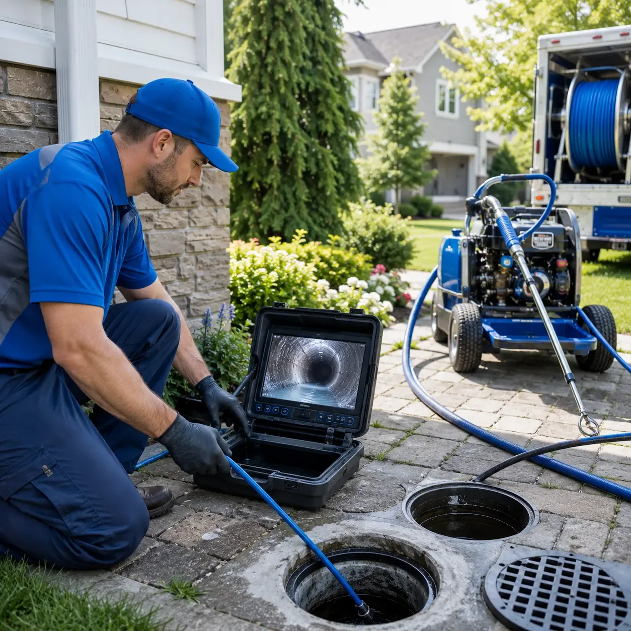 Outdoor drain cleaning professionals serving Orlinda, TN